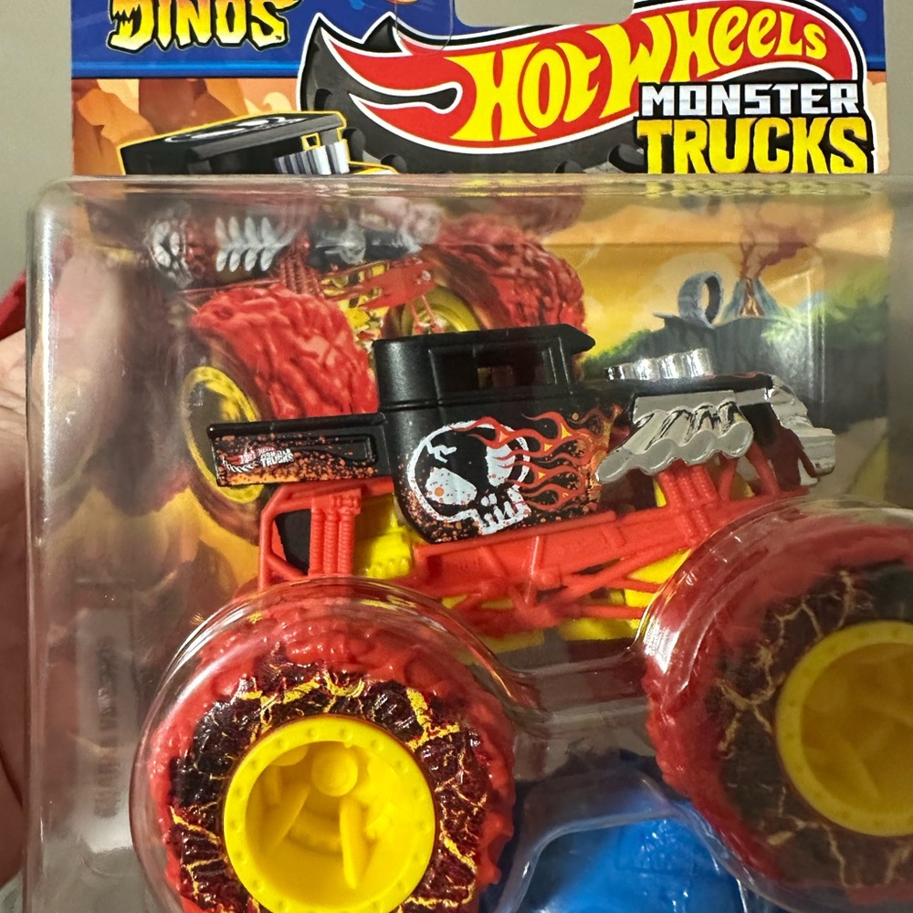 Hot Wheels Monster Truck - Red and Yellow Blaze